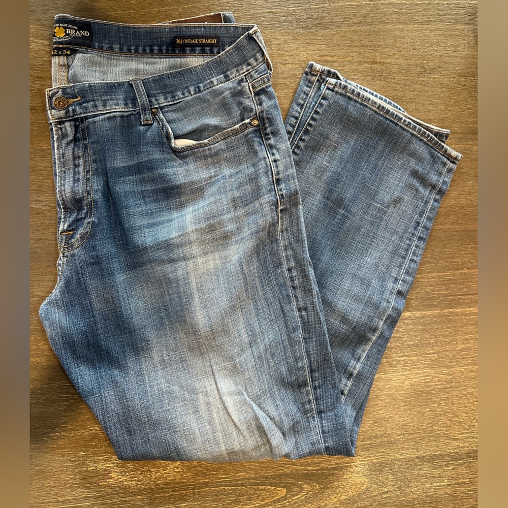 Lucky Brand Men's Straight Blue Jeans